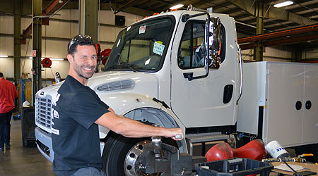 rental service truck